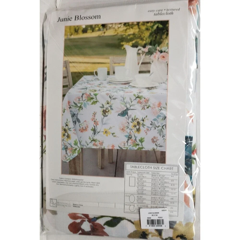 Printed Fabric Tablecloth,60